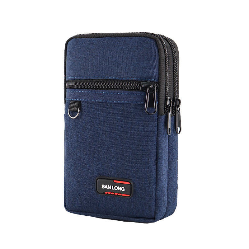 New factory direct outdoor sports waist bag diagonal mobile phone bag multi-color men's and women's cash register bag large capacity coin purse