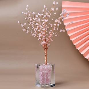 Crystal Fortune tree fortune tree desktop office decoration Crystal Crafts