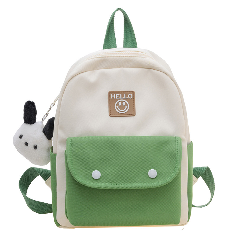 New Children's Kindergarten Schoolbag Boys and Girls Childlike Solid Color Fashion Backpack Large Capacity Backpack