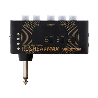 Valeton Rushead Max USB rechargeable portable pocket guitar bass headphone amplifier