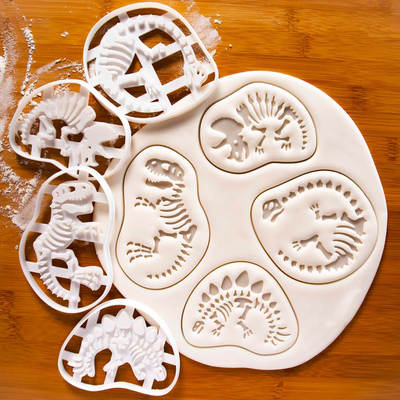 New Amazon plastic dinosaur fossil seal grinding tool White embossing tool Jurassic dinosaur seal mold