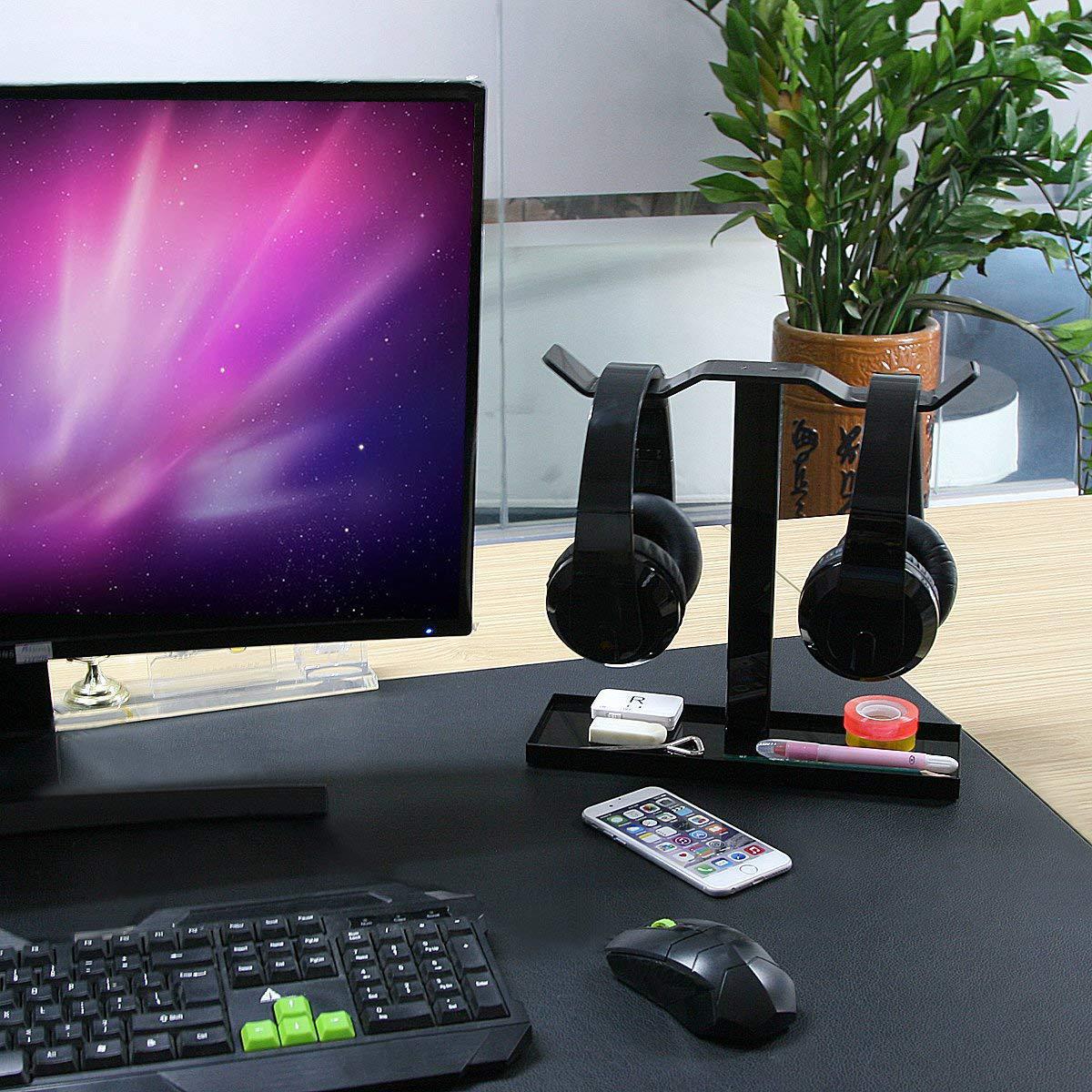 Cross-border acrylic headset bracket headset large headset bracket headset hanger
