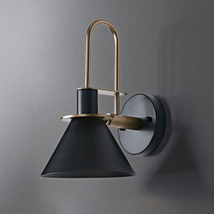 Macaron Horn wall lamp Nordic bedside wall lamp LED bedroom bedside lamp bar restaurant indoor aisle wall lamp
