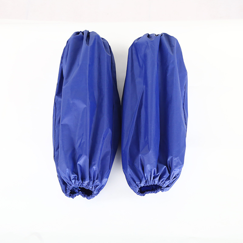 White Labor Protection Wear-resistant Work Sleeve Men's and Women's Kitchen Home Sleeve Canteen Waterproof Oil-proof Sleeve Wholesale