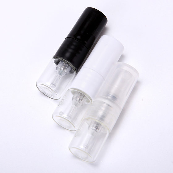 Perfume sub-bottling 1ml glass high-end portable direct sample sub-bottling artifact fine spray press empty bottle