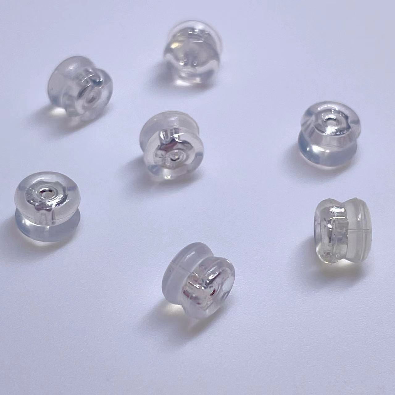 Silicone Gold Bag Large Hamburg Ear Plug diy Earrings Accessories Transparent Ear Forced Copper Plated 14K Pearl Earrings Earrings Earrings Stud Plug