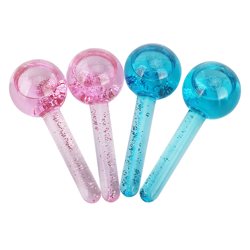 New petal beauty ice wave ball ice wave beauty ball Energy beauty crystal ball facial massage care ice wave ball