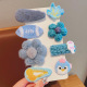 64# penguin blue 8-piece set [exquisite card]]