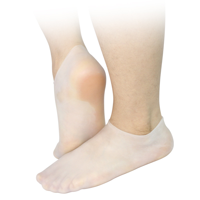 Silicone protective moisturizing foot cover anti-cracking softening calluses toe foot cover foot mask beach socks soft protective foot cover