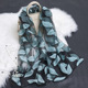 Leaves-Aqua Blue