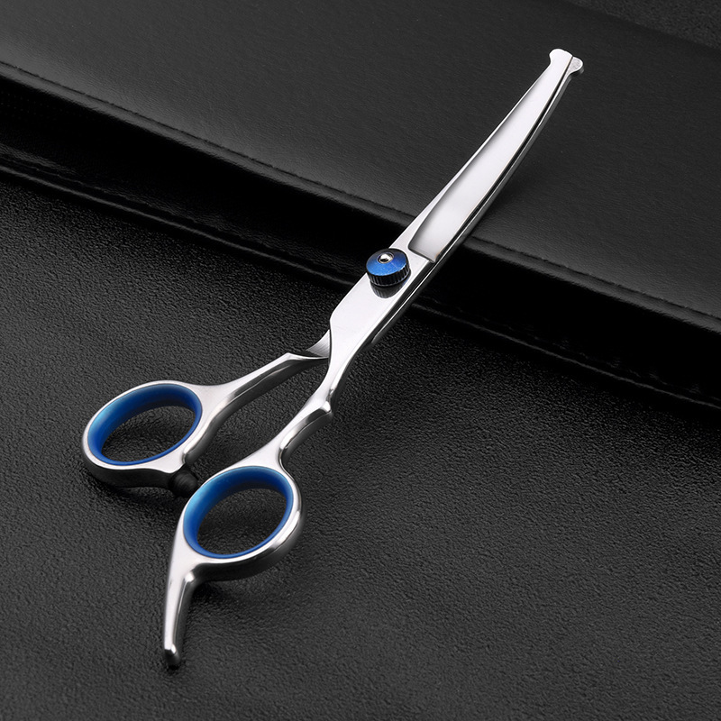 Pet Beauty Round Head Scissors Teddy Dog Hair Scissors Professional Pet Curved Hair Hairdressing Tools suit