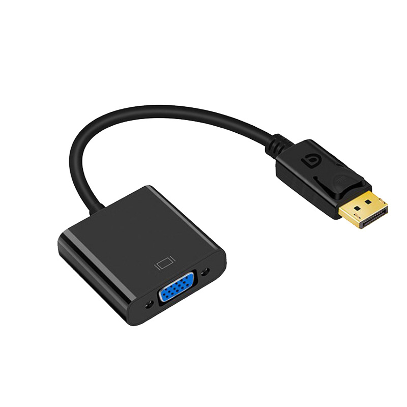 Computer graphics card HD displayport large DP to VGA monitor adapter cable adapter wholesale