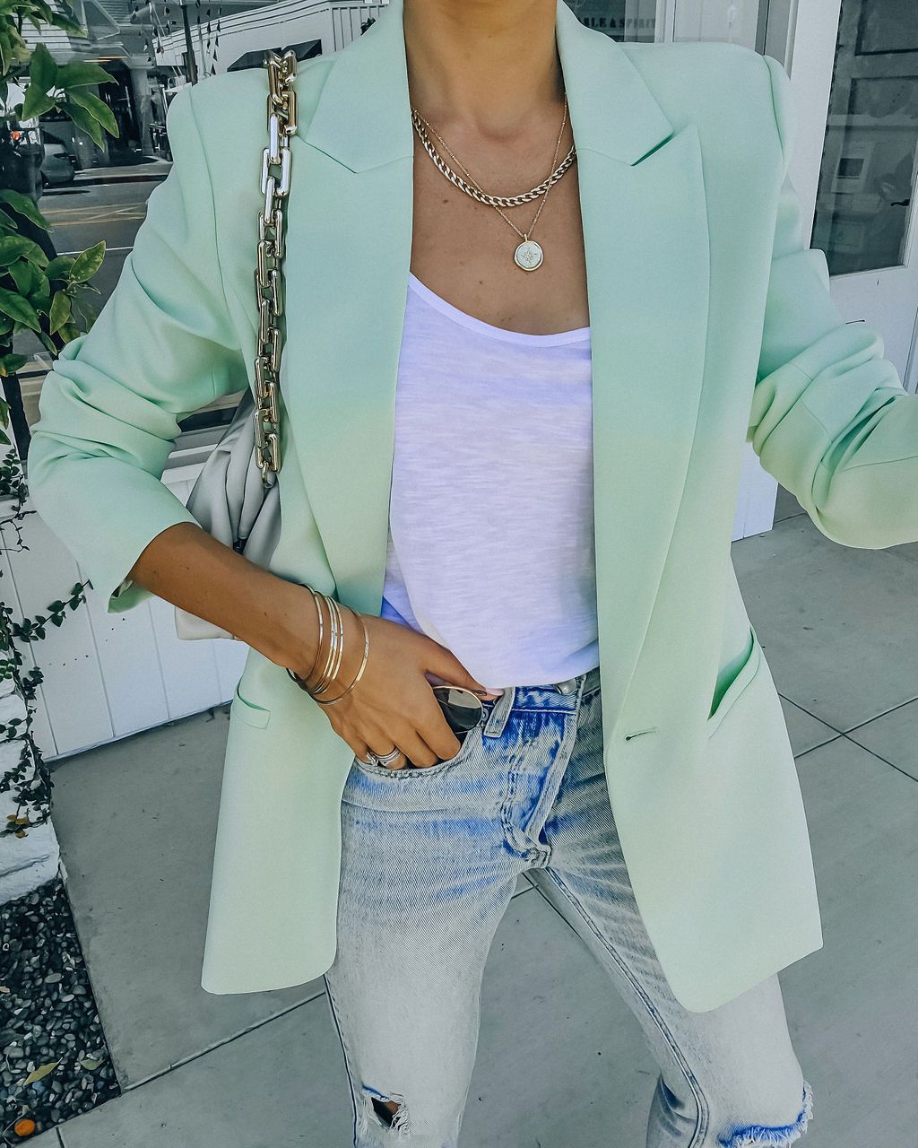 European and American foreign trade new autumn and winter long sleeve small suit OL temperament professional slim coat coat 88637