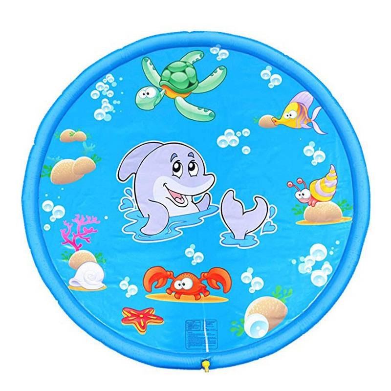 New Water Spray Mat Children's Water Play Toy Summer Outdoor Spray Pool Lawn Game Fountain Mat Sprinkler Mat Wholesale