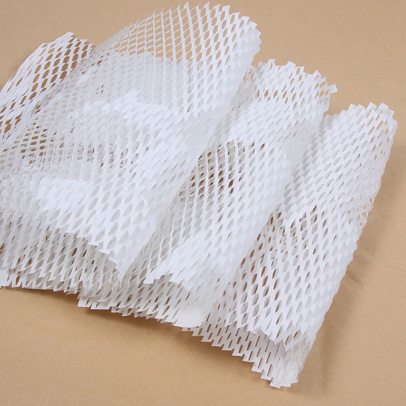 100 Honeycomb Kraft Packaging Paper E-Commerce Logistics Packaging Grid Paper Cushioning Shock Absorbing Single Honeycomb Paper