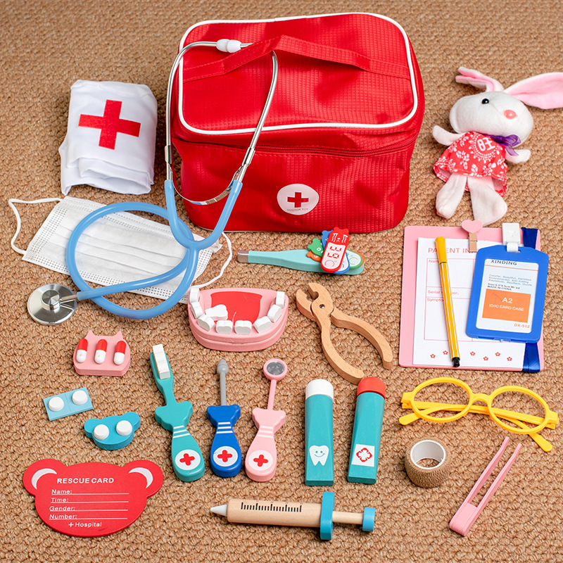 Little Doctor Children's Simulation Play-house Medical Kit suit Girl Nurse Injection Boy Stethoscope Toy