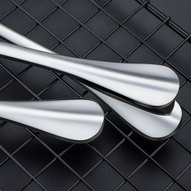 Stainless Steel Hotel Public Spoon Service Spoon Household Club Self-service Spoon Thickened Dining Room Dishing Spoon Large Spoon