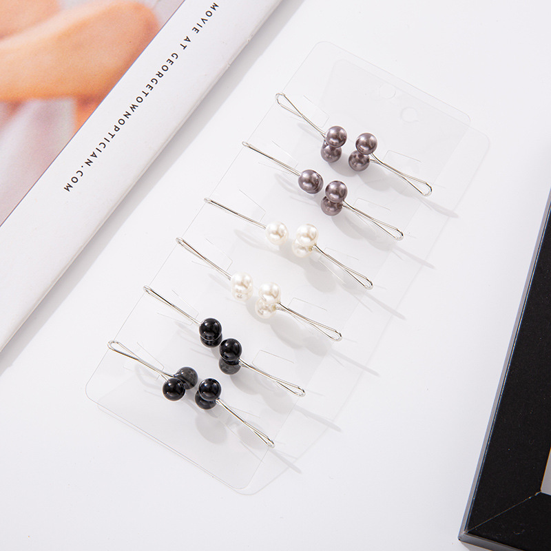 Factory Ethnic Style Exquisite Scarf Accessories Small Round Fine Needle Brooch U-shaped Needle Muslim Style Ladies Accessories