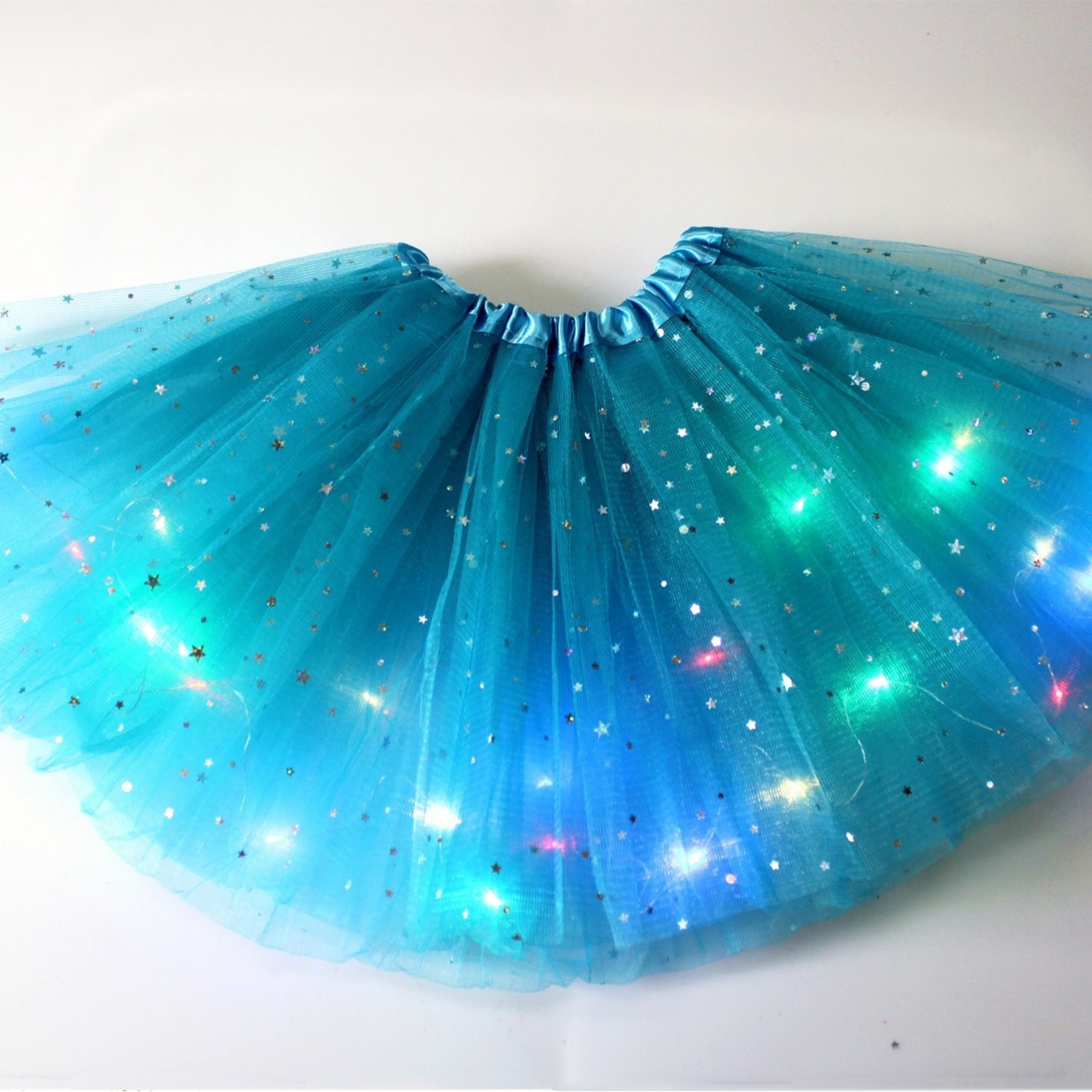 Children's mesh skirt led light skirt TUTU skirt luminous power tutu skirt ins explosion foreign trade Wholesale