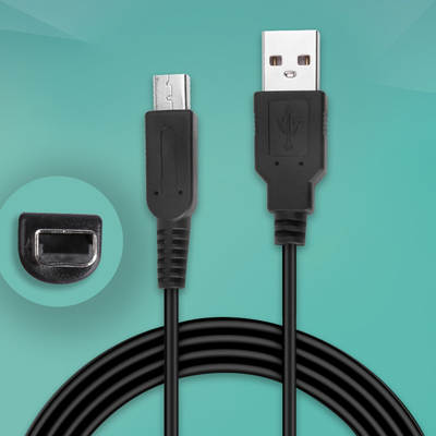 For Nintendo 3DS/NDSI/3DSXL Charging Cable USB Charging Cable 1.2M Black