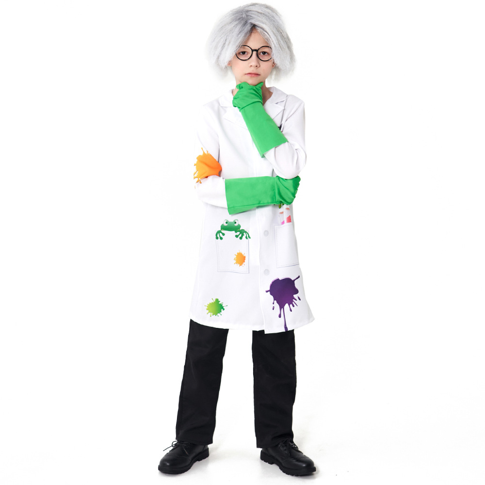 Cross-border supply crazy Frankenstein laboratory scientist work clothes children play house professional performance clothes