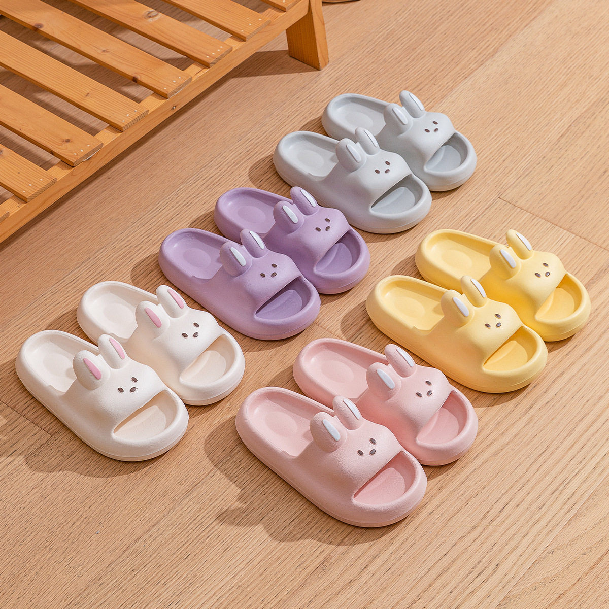 Children's slippers 2024 new summer girls' princess cartoon cute non-slip bathroom bath parent-child slippers for women