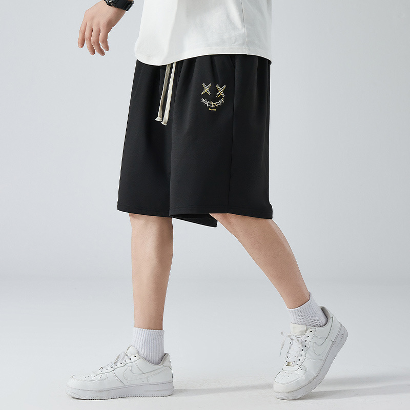 K3380 plus size shorts men's plus size plus size fat fat guy sports loose fifth pants drawstring fashion brand middle pants