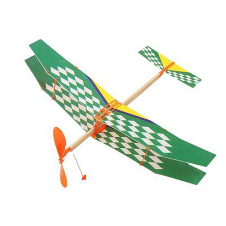 Factory Direct supply rubber band power three-dimensional aircraft model aircraft primary and secondary school students competition Thunderbird rubber band aircraft