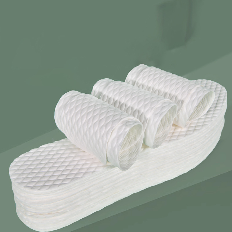 Disposable insole wood pulp insole sweat-absorbent summer sports breathable men and girls military training disposable wholesale thin insole