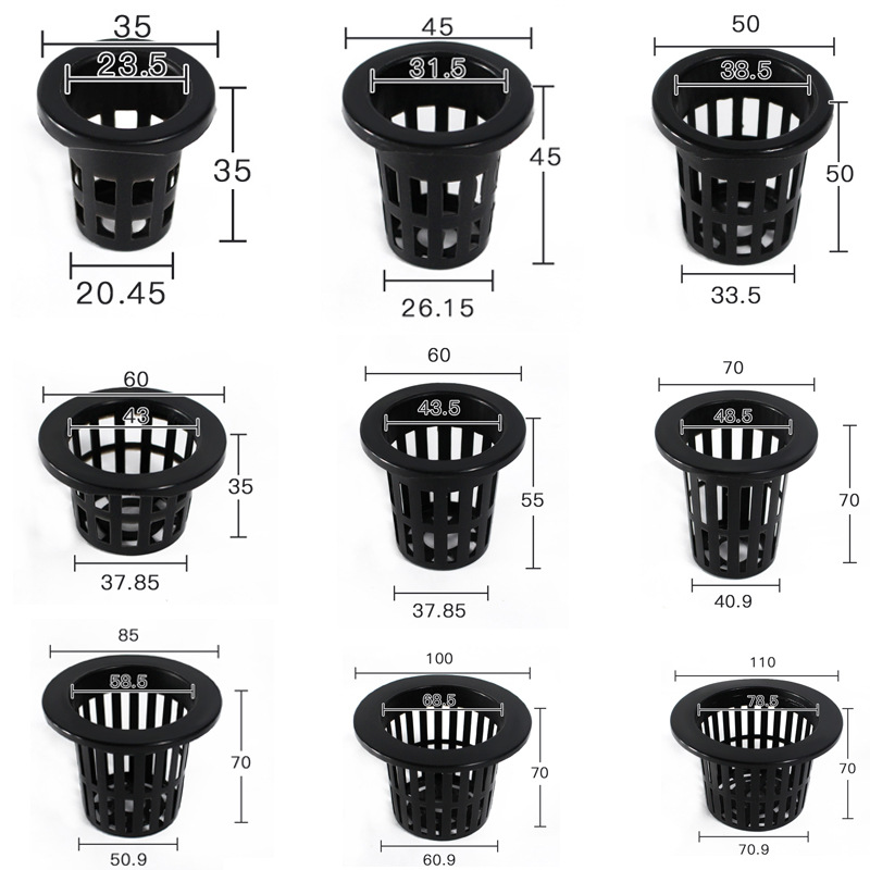 Hydroponic planting basket soilless cultivation planting vegetable flower root fixing device plant planting Cup hydroponic vegetable planting basket
