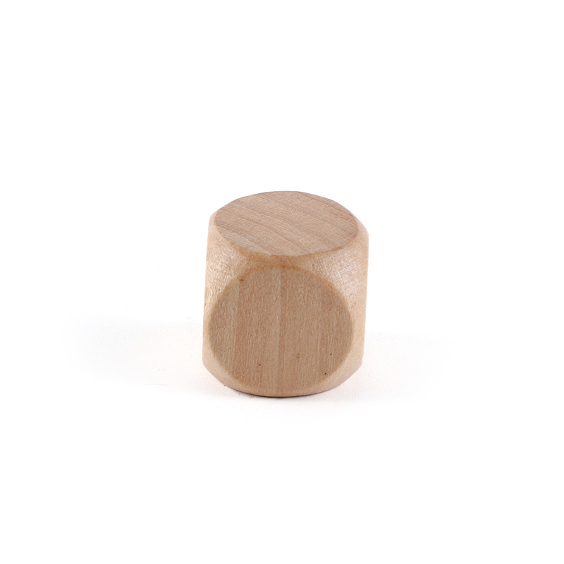 Dice Color Wooden Round Piece Flying Flag Wooden Piece Creative Children's Building Blocks Table Chess Pieces Spot Wholesale