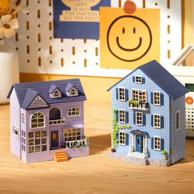 Zhiqu House diy Cabin Model Handmade Assembled Wooden Micro Building Toy Creative Birthday Gift for Women