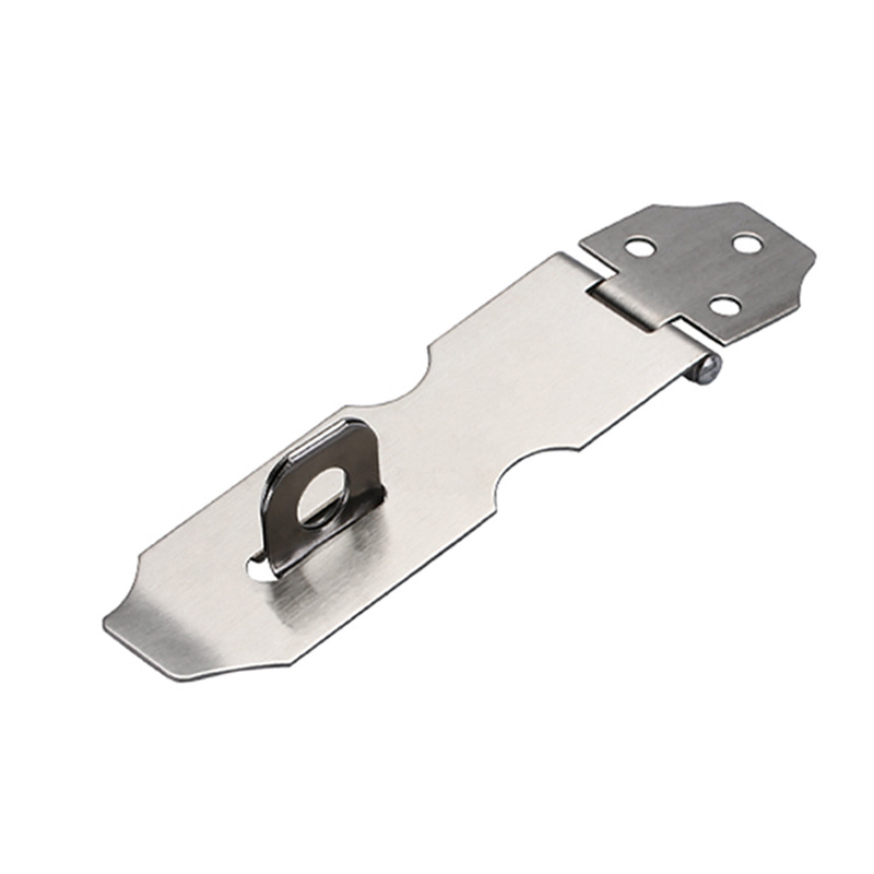 Stainless Steel Hasp Door Lock Cabinet Door Drawer Lock Old-fashioned Wooden Door Latch Buckle Buckle Fixation of Datch Door Nose