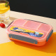 1000ml Four-compartment pink