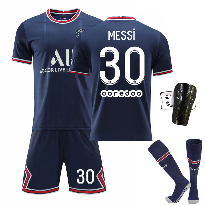 2122 Paris Lord C romassey No. 30 Neymar No. 10 Mbappe football uniform suit men