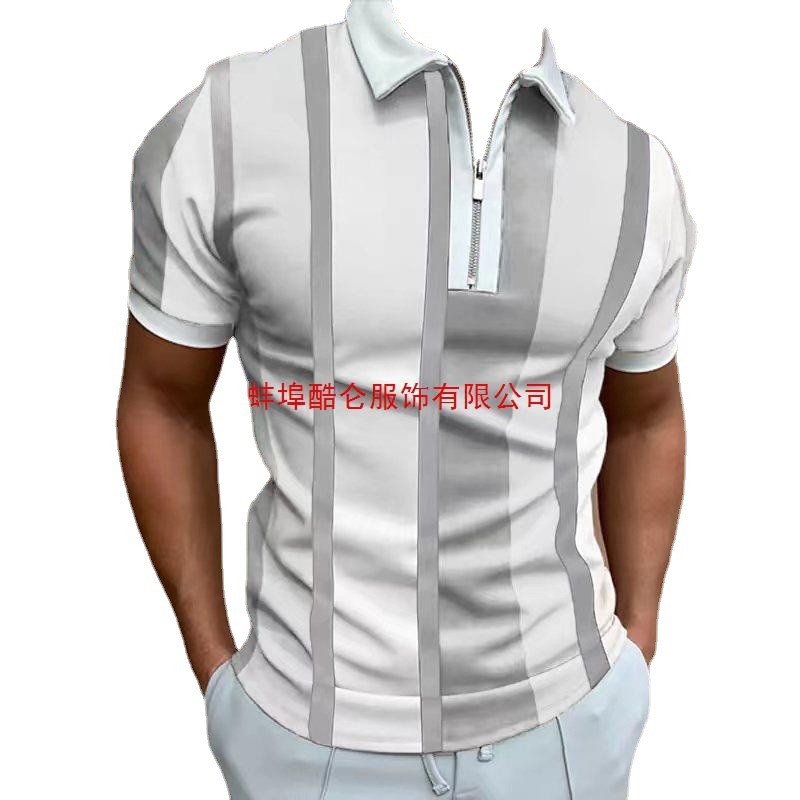  New Men Polo Shirts Summer Casual Daily Short Sleeve St