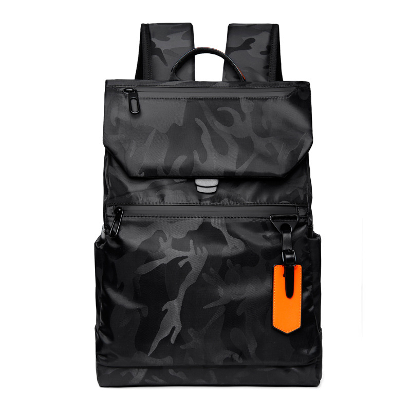 Cross-border Men's Backpack Computer Bag Oxford Cloth Workwear Style Backpack Fashion Travel Backpack Men's Backpack