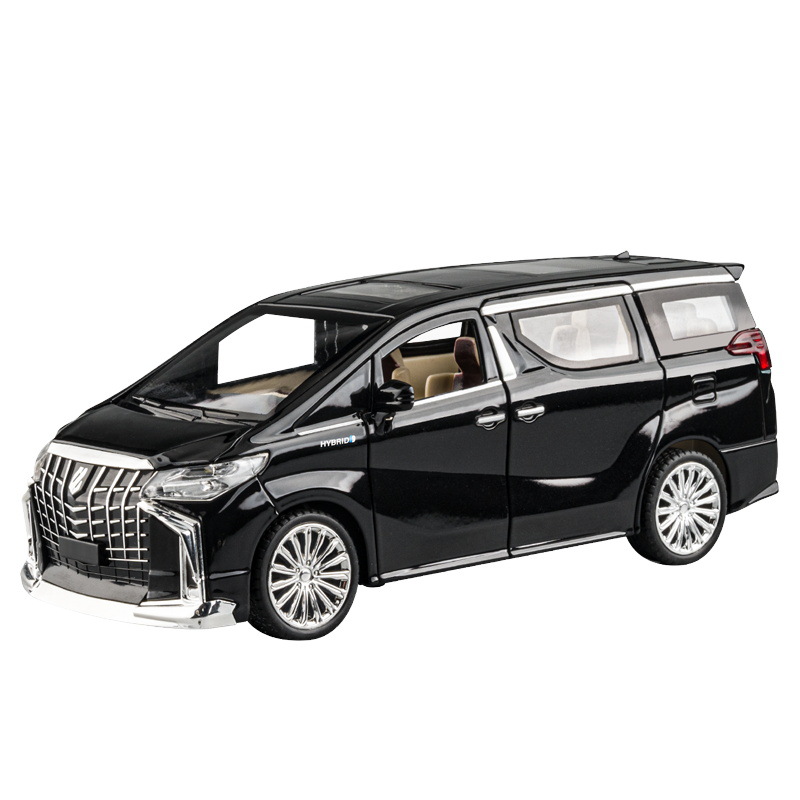 Genuine Authorization 1:24 Simulation Alloy Erffa Commercial Vehicle Model 6 Door Opening Back Force Acousto-optic Ornaments Collection