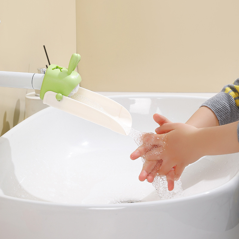 Household children's cartoon faucet extender splash-proof water bathroom kitchen faucet cute rabbit