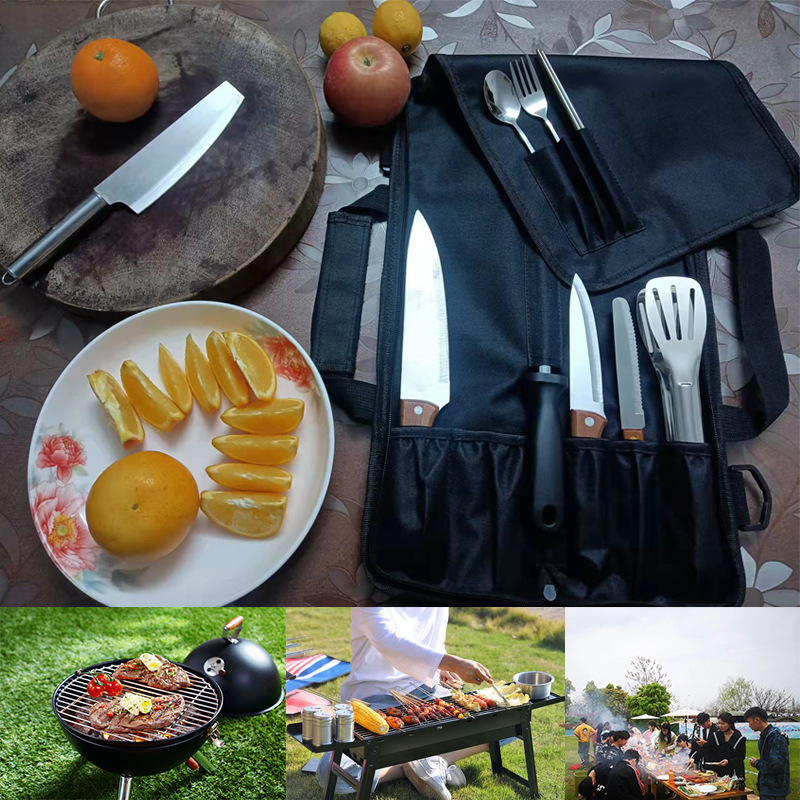 New knife handbag chef knife storage bag outdoor burning knife storage bag tool kit wrench storage