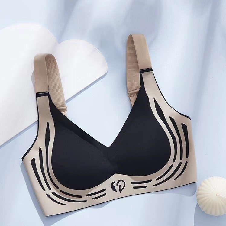 Cross-border plus size sports underwear accessory breast soft support adjustable small chest gathered anti-sagging running fixed cup