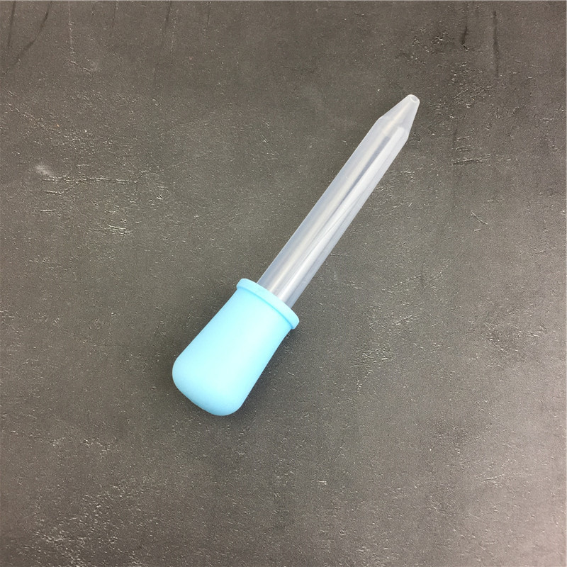 silicone dropper toy dropper plastic tool with scale 5 ml stir bar