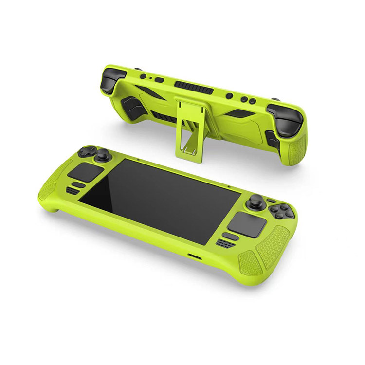SteamDeck OLED game machine silicone case SteamDeck Palm machine all-inclusive silicone protective case with bracket