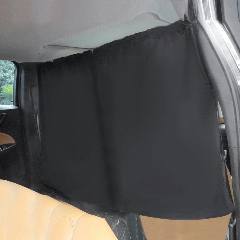 Black car front and rear partition curtains car middle sunshade commercial car air conditioning privacy curtains