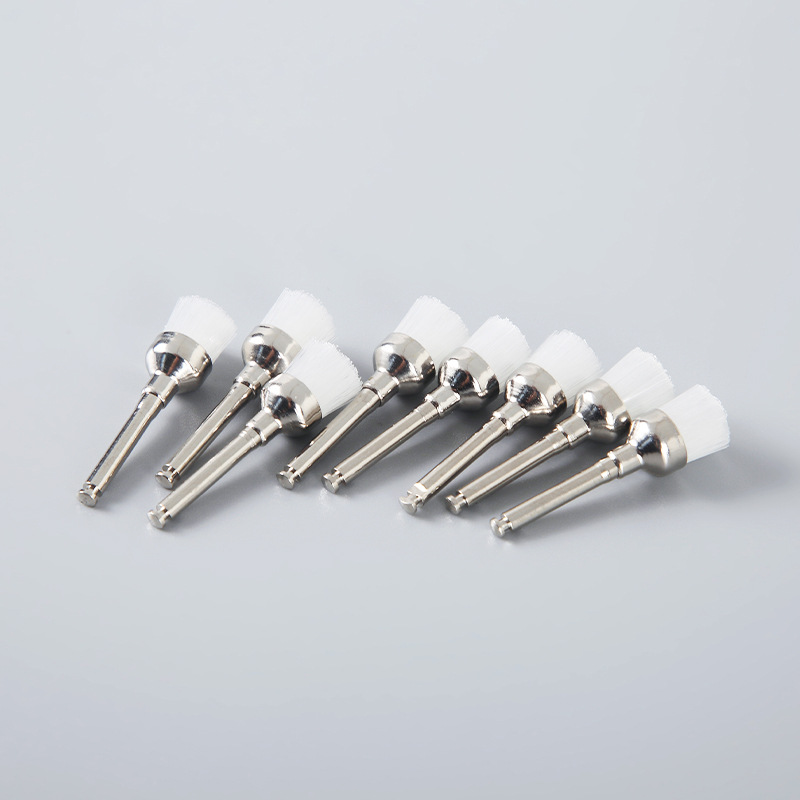 Factory Direct bowl brush suit transparent nylon brush dental consumables polishing brush dental polishing