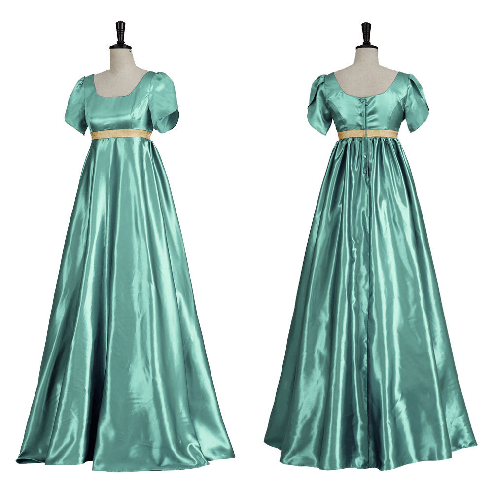 2201 (Short Satin) Bridgetown light blue Skirt