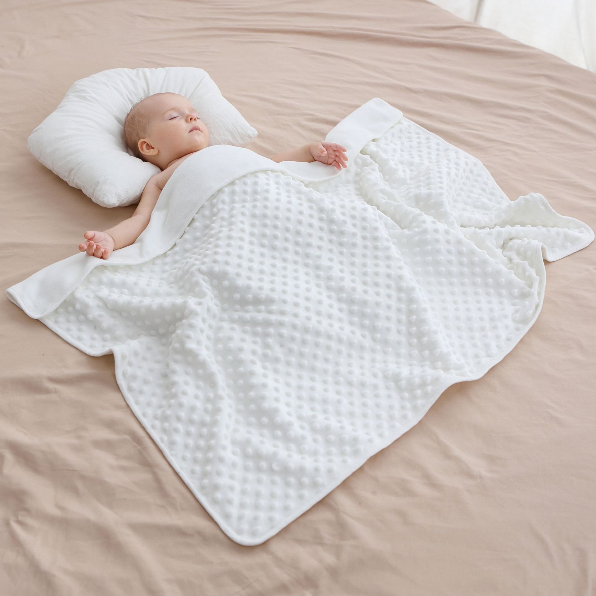 Baby Bean Blanket Baby Soothing Blanket Children's Double Quilt Blanket Air Conditioning Blanket Newborn Blanket