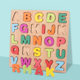 3d three-dimensional puzzle children's letters and numbers building blocks word matching hand grip panel educational toys cross-border hot sale
