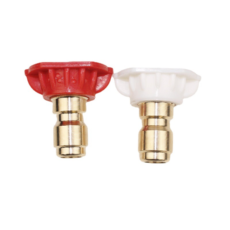 Lithium battery car washer nozzle G1/4 quick connect copper nozzle linear fan nozzle portable Pistol Nozzle