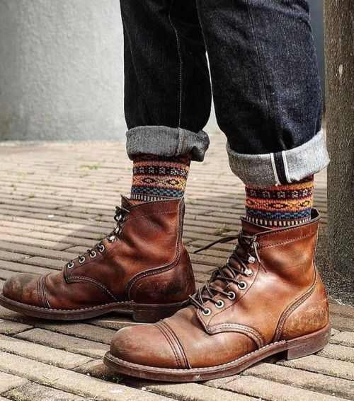 2020 Autumn New Vintage Round Toe Low Heel 44-48 Lace-Up Men's Martin Boots